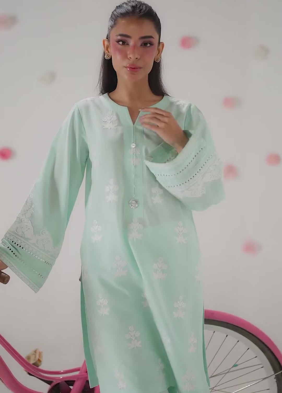 Blush N Bliss by Sahane Women RTW Embroidered Lawn 2 Piece Suit Bluebell LP63002 Casual Collection