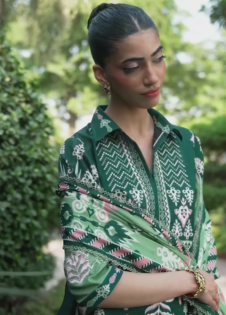 Orissa by Rashid Textiles Unstitched Embroidered Lawn 3 Piece Suit RT26ULO 3756 - Casual Collection