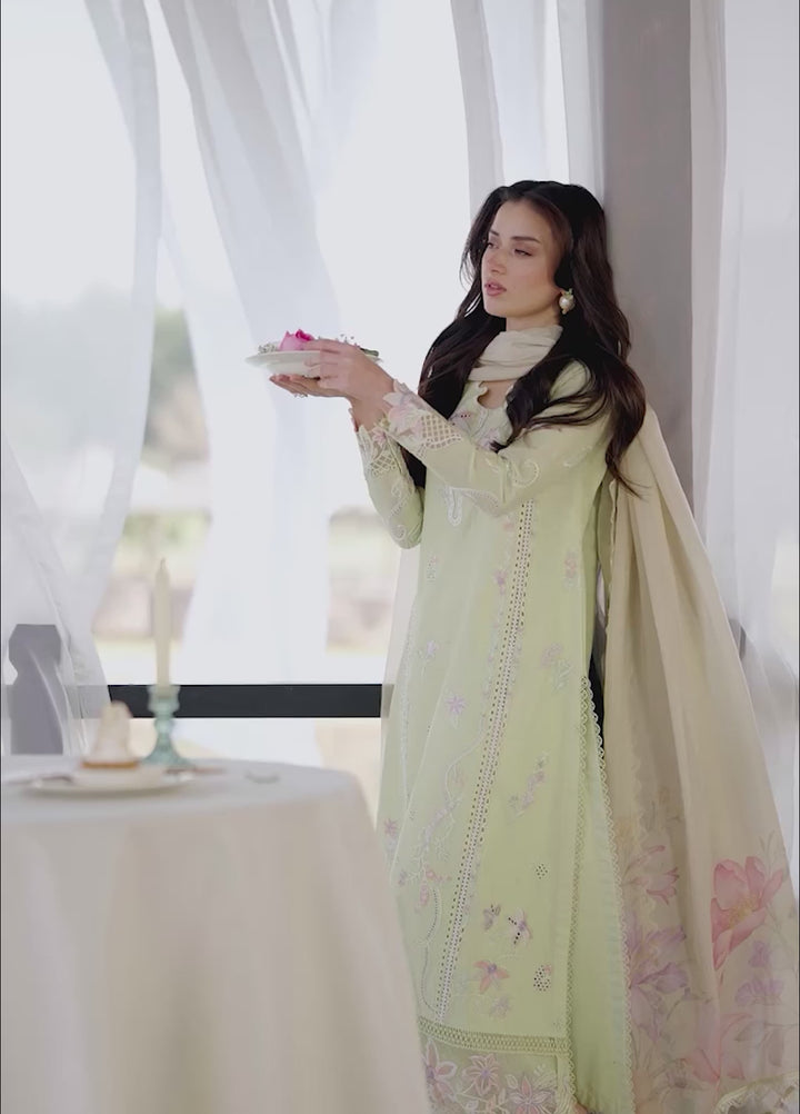 Azure Unstitched Embroidered Luxury Lawn 3 Piece Suit AZ26UAL 80 Garden Muse - Eid Collection