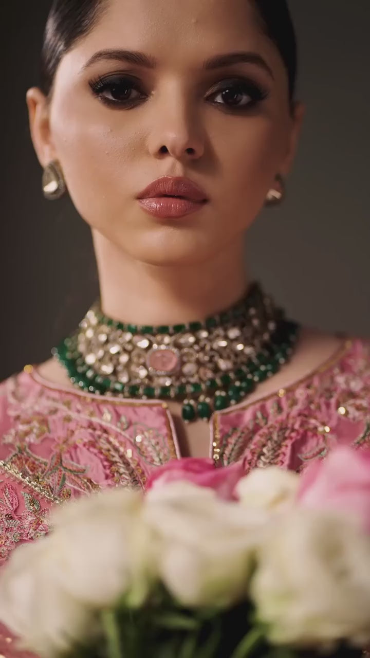 Royale Eternel by Roheenaz Unstitched Embroidered Chiffon 3 Piece Suit RN26URE Noble Allure RUNCH260105 - Wedding Collection