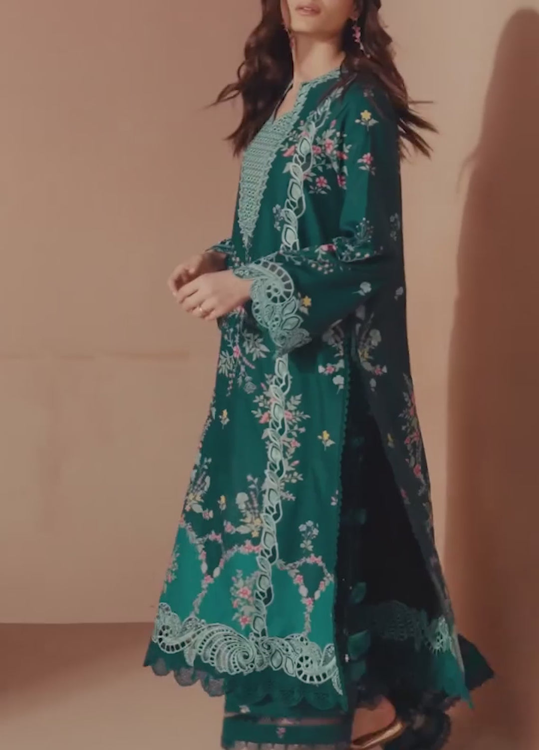 Haze A Prints by Afrozeh Unstitched Embroidered  Lawn 3 Piece Suit AF26UAP Halo FWU-115 - Summer Collection