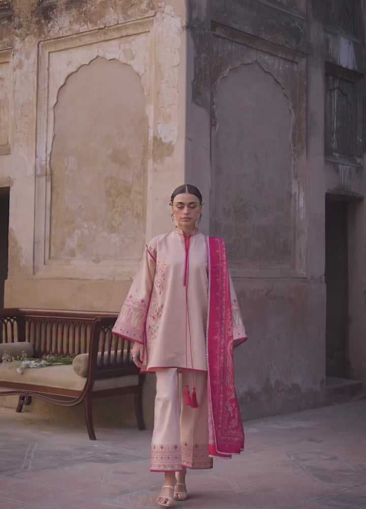 Suroor by Bin Ilyas RTW Embroidered Jacquard Lawn 3 Piece Suit BI26PSL 246B - Festive Collection