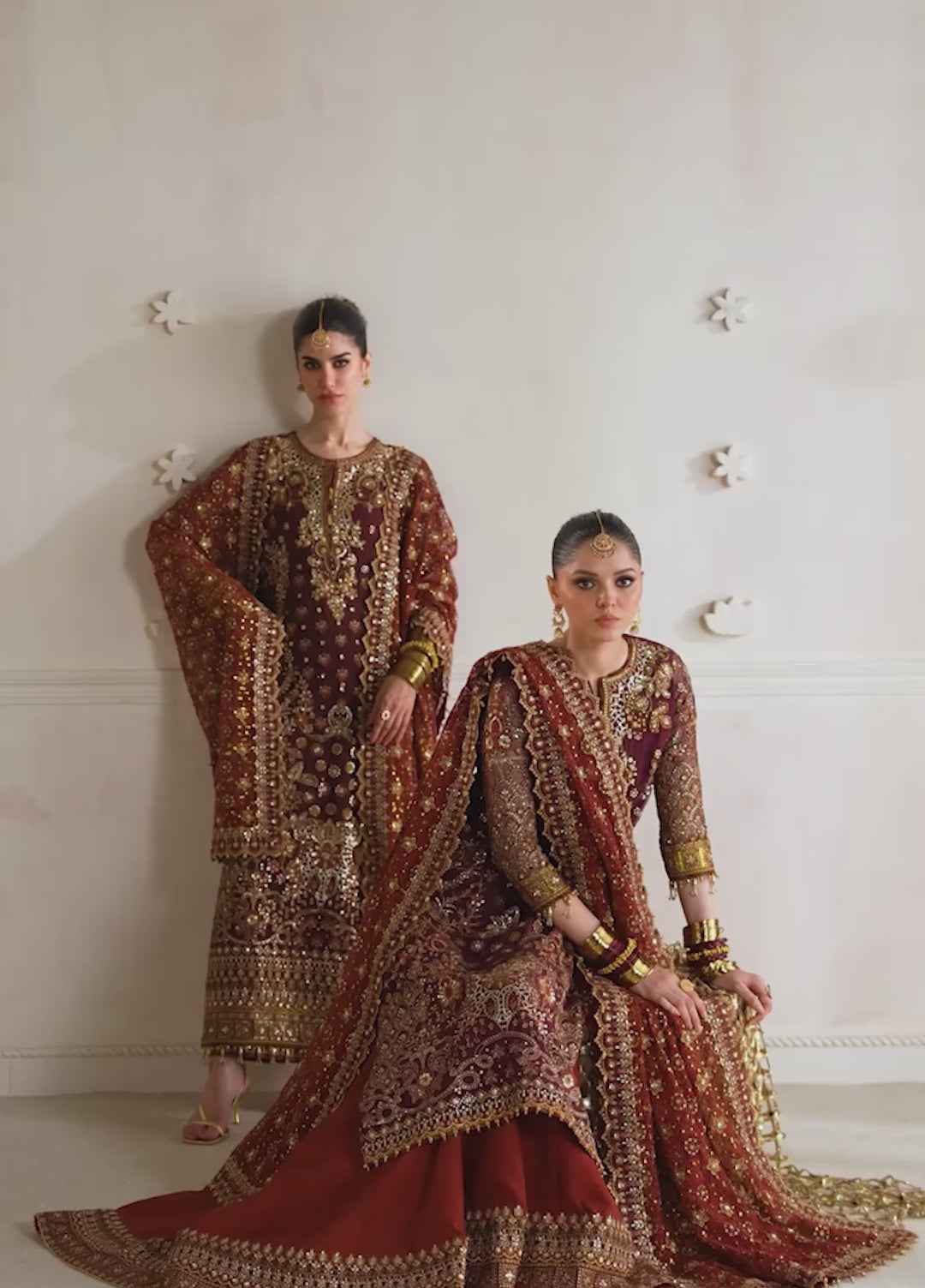 Chantelle by Baroque Unstitched Chiffon Embroidered Suits 3 Piece BQ25FC CH14-07 - Festive Collection