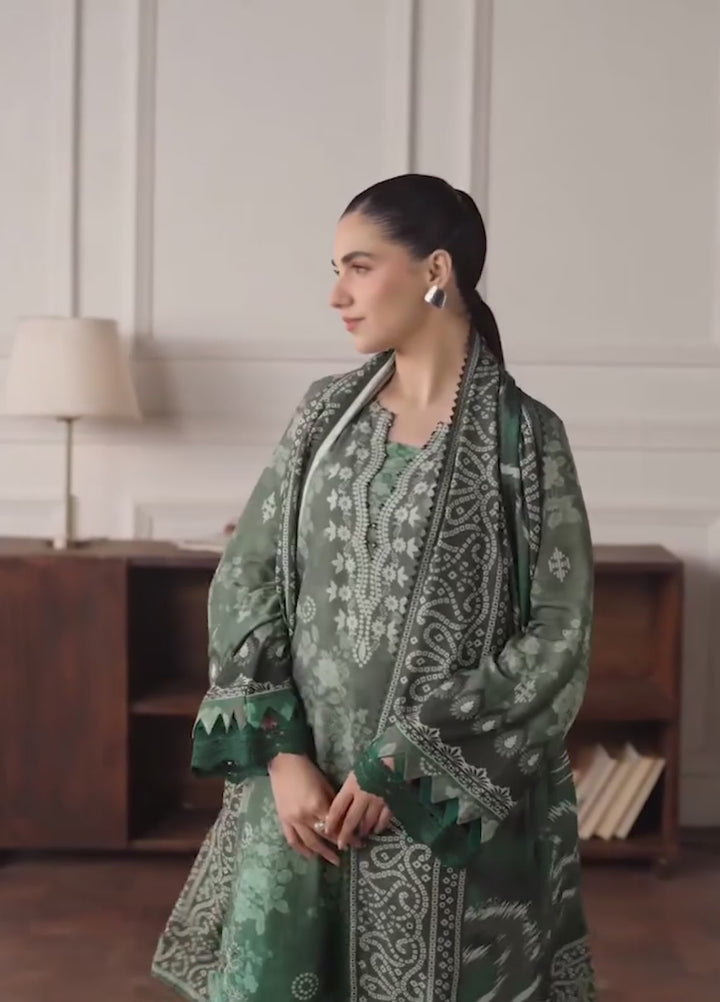 Kaya by Daria Unstitched Embroidered Karandi 3 Piece Suit DN26UKK DA-127 - Casual Collection