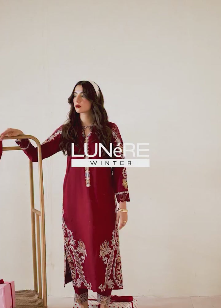 Lunere by Sahane Viscose Linen 2 Piece Suit ME 35006 Sienne Pret