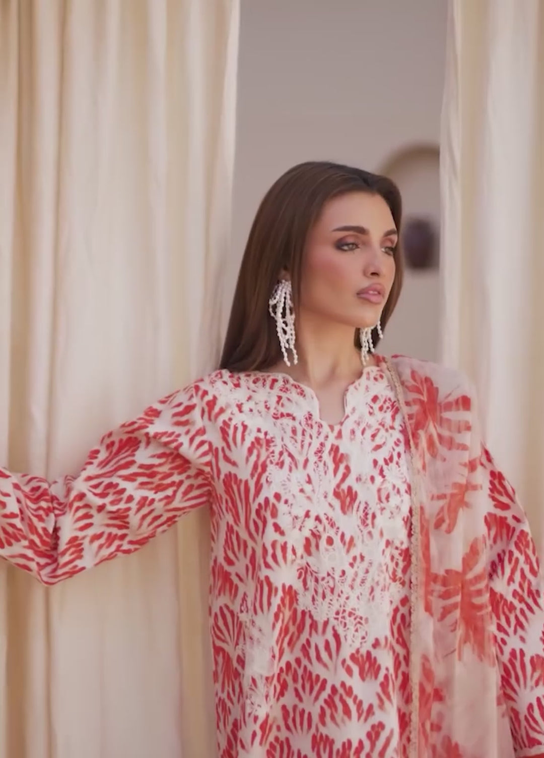 Savoy by Rashid Textiles Unstitched Embroidered Lawn 3 Piece Suit RT26ULS 3735 - Casual Collection