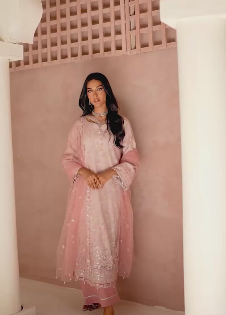 Salitex Unstitched Embroidered Chiffon 3 Piece Suit SUNS8CH522 Festive Collection