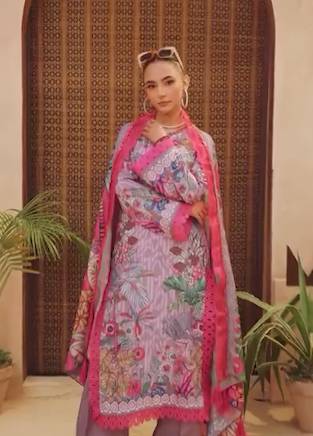 Dastaan by Menaal Unstitched Printed Lawn 3 Piece Suit ML26ULS DP-02B - Festive Collection