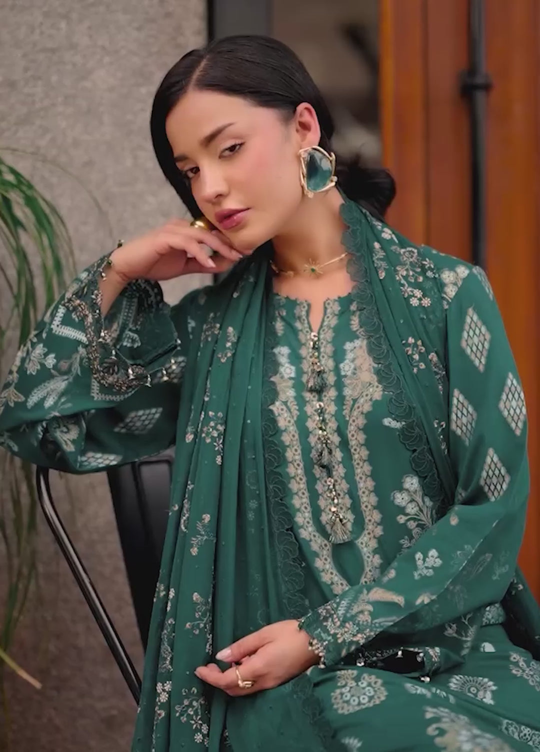 Maya by Nureh Unstitched Embroidered Jacquard 3 Piece Suit NU26UJM NJ-110 - Casual Collection