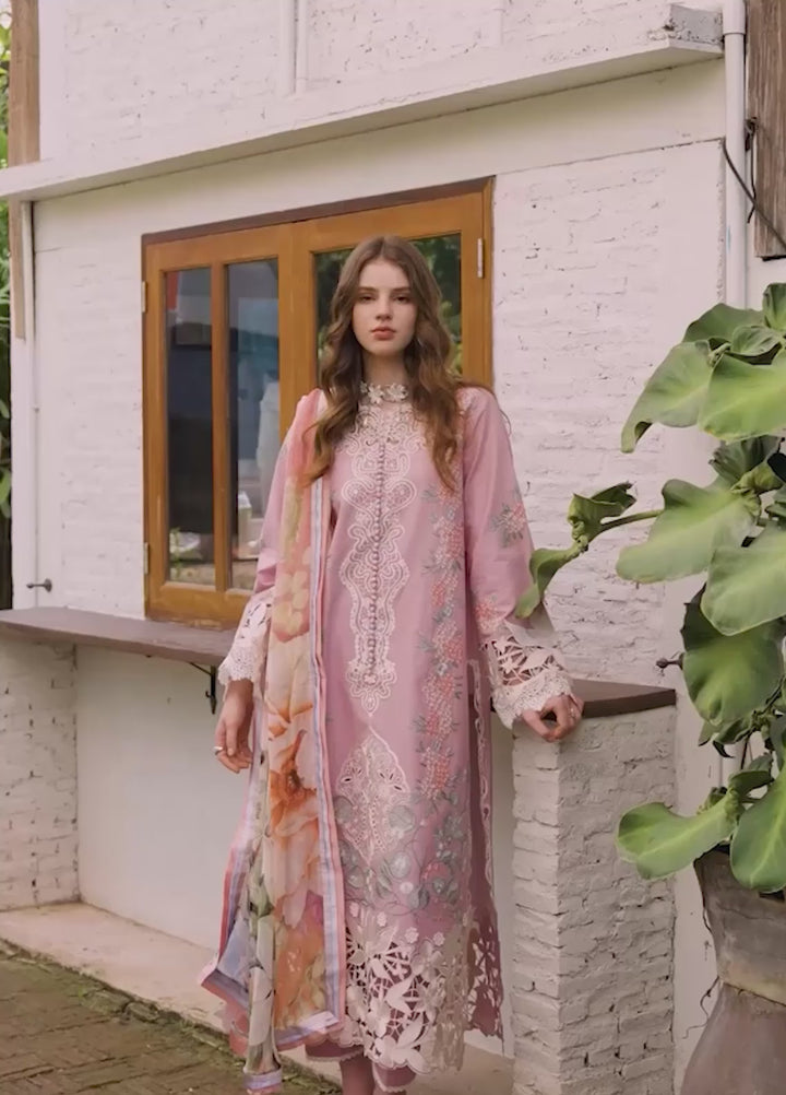 The Secret Garden by Mushq Unstitched Embroidered Lawn 3 Piece Suit MU26ULSG Secret Petals HUNSS260210 - Festive Collection