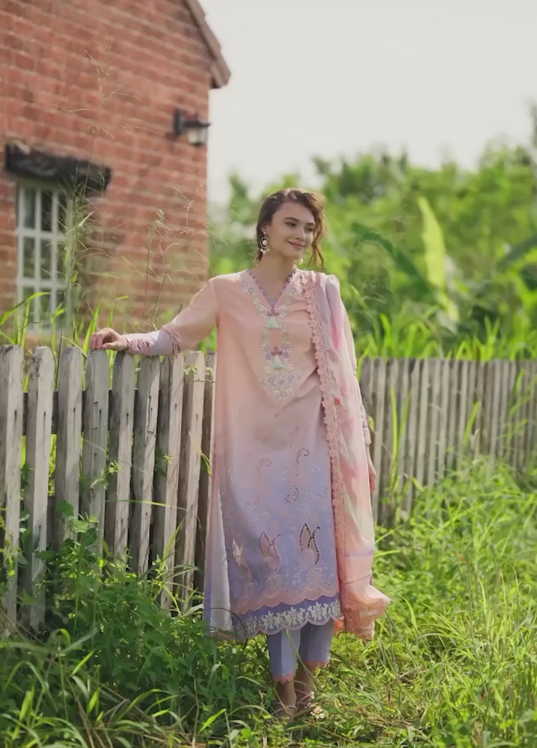 Solace by Mushq Unstitched Chikankari Lawn 3 Piece Suit MU26ULS Morning Veil MUNSS260201 - Festive Collection