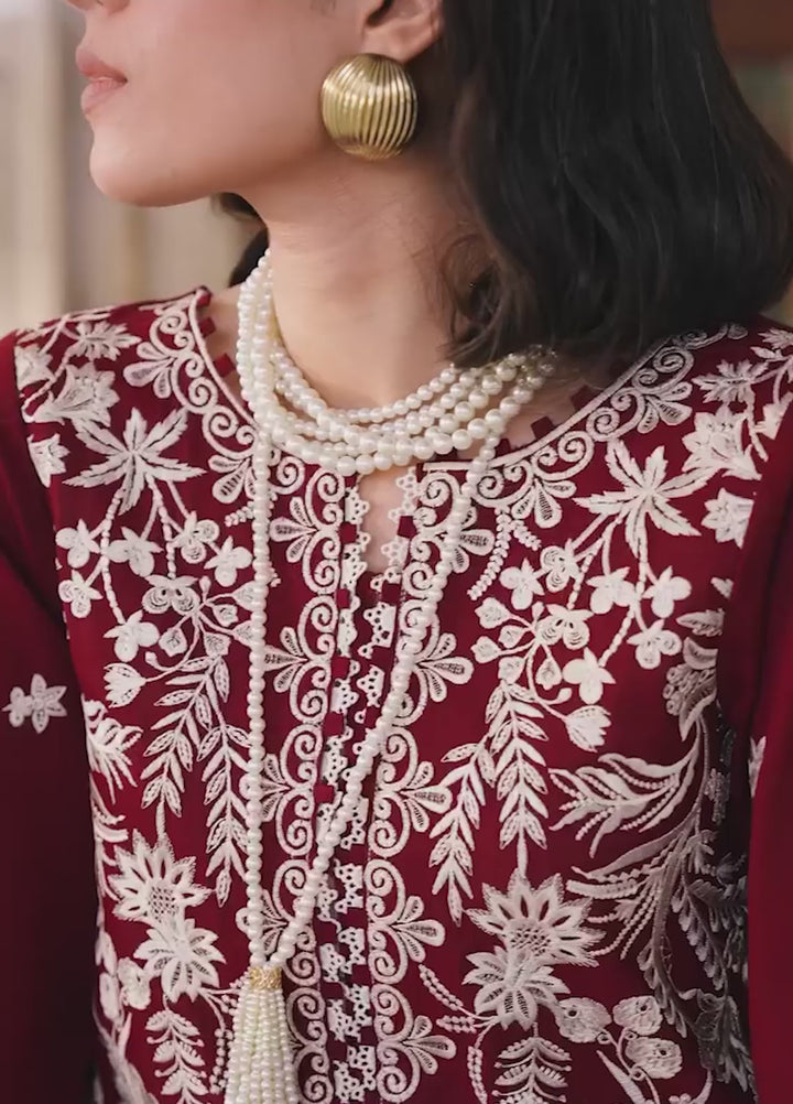Nilofer by Mahnur Unstitched Embroidered Luxury Lawn 3 Piece Suit MN26ULN N-8 - Summer Collection