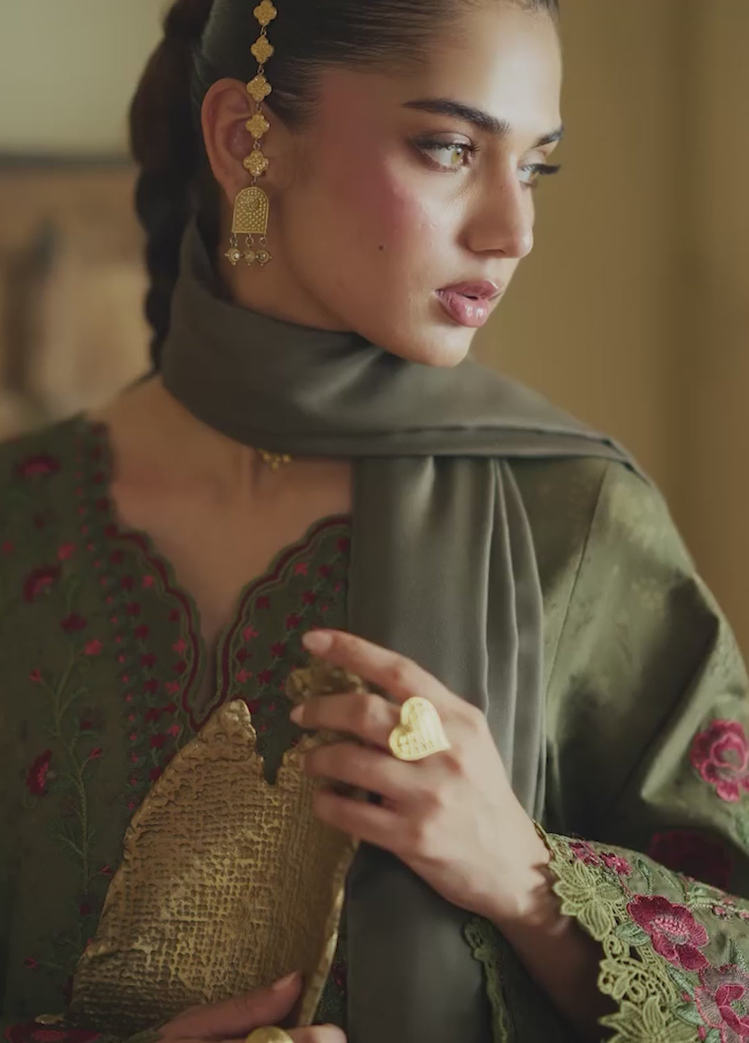 Pre Fall by Iznik Unstitched Embroidered Viscose Linen 3 Piece Suit IZ26UPVC IPF-27 - Casual Collection