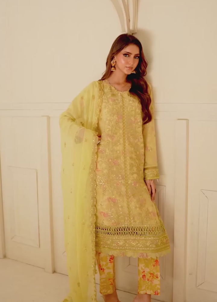 Salitex Unstitched Embroidered Chiffon 3 Piece Suit SUNS8CH511 Festive Collection