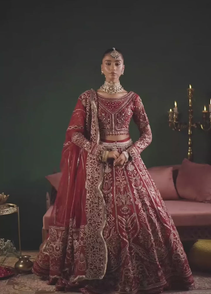 Onora by Diara Couture Embroidered Net Suit Unstitched 4 Piece DC24OW WC-2-08 Fayra - Luxury Collection