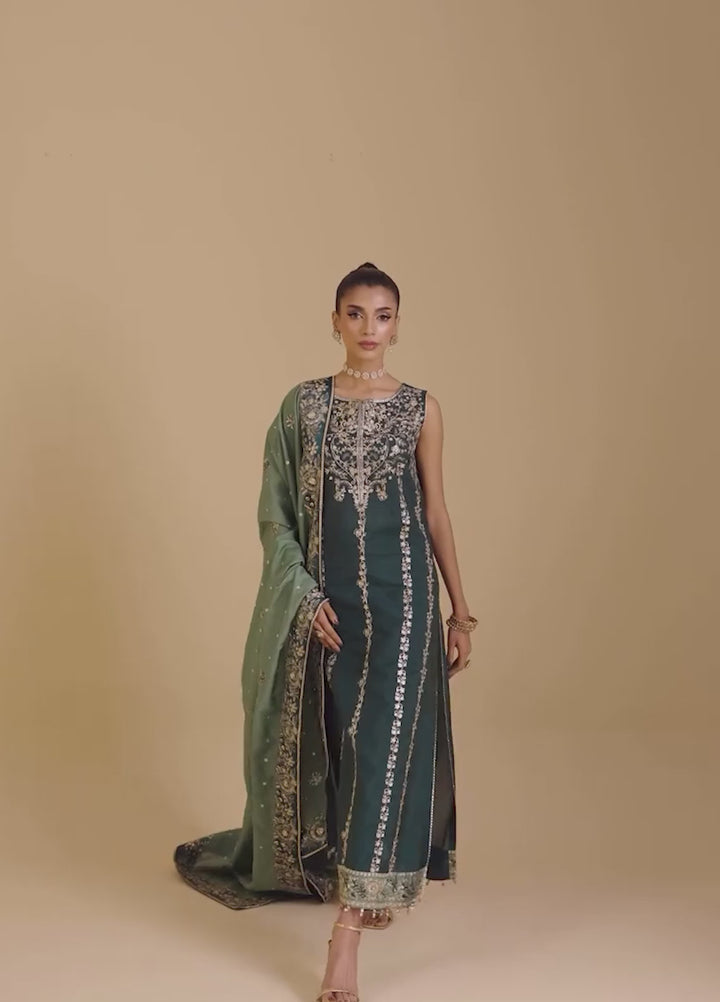 Afsany by Zariya RTW Embroidered Russian Silk 3 Piece Suit AZIN ZB50038 Festive Collection