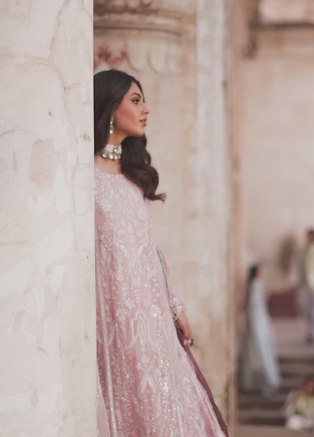 Shehnai by Zarif Embroidered Chiffon Suit Unstitched 3 Piece ZR25UF ZS-07 Manara - Formals Collection