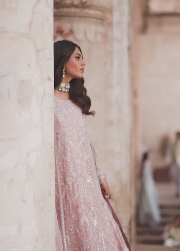 Shehnai by Zarif Embroidered Chiffon Suit Unstitched 3 Piece ZR25UF ZS-07 Manara - Formals Collection