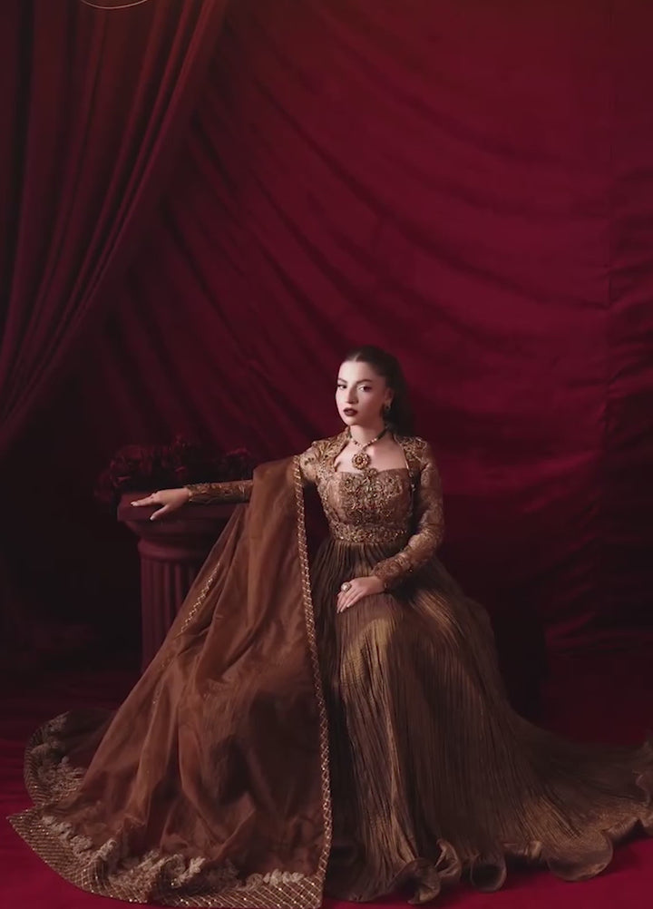 The Glamorous by Musferah Saad RTW Hand work Organza 2 Piece Suit Ethereal Light - Wedding Collection