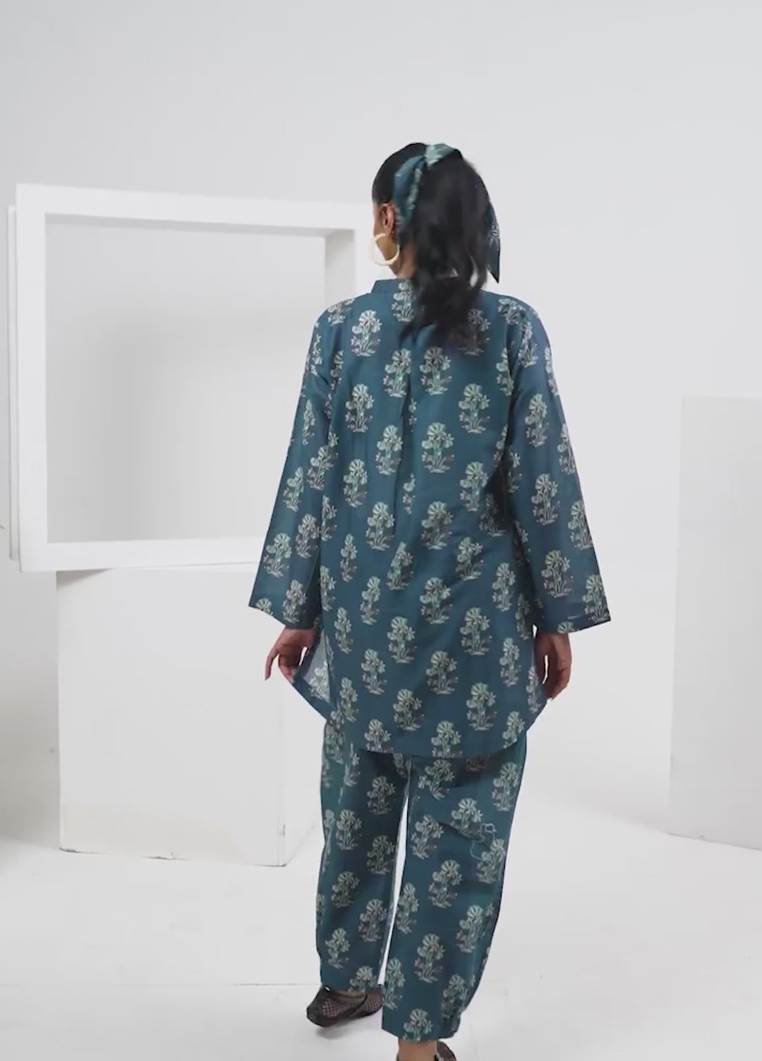 The Print Story by Shamooz RTW Printed Lawn 2 Piece Suit SHM26PL Hue I-L-005 - Casual Collection