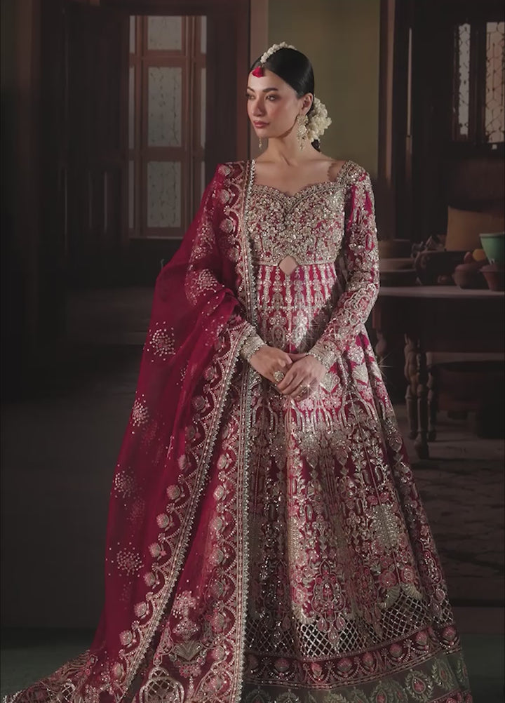 Shehnai by Afrozeh Unstitched Hand work Tissue Zari 3 Piece Suit AF26USW Virsa AFR-0160 - Wedding Collection