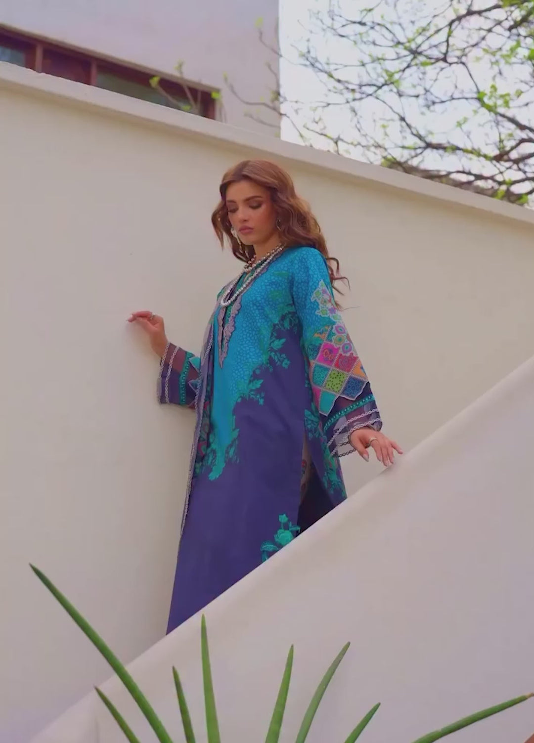Andaaz by Charizma Unstitched Embroidered Lawn 3 Piece Suit CHR26UAL CAD6-03 - Summer Collection