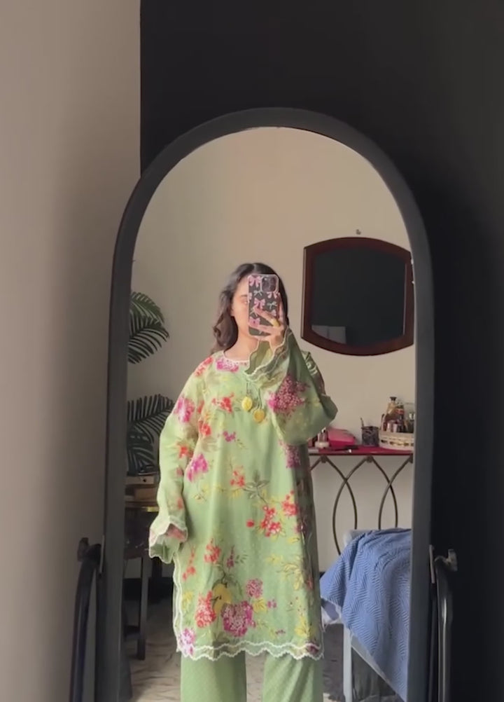 Riley Women RTW Embroidered Lawn 2 Piece Suit RL26RL Lime Grove - Casual Collection