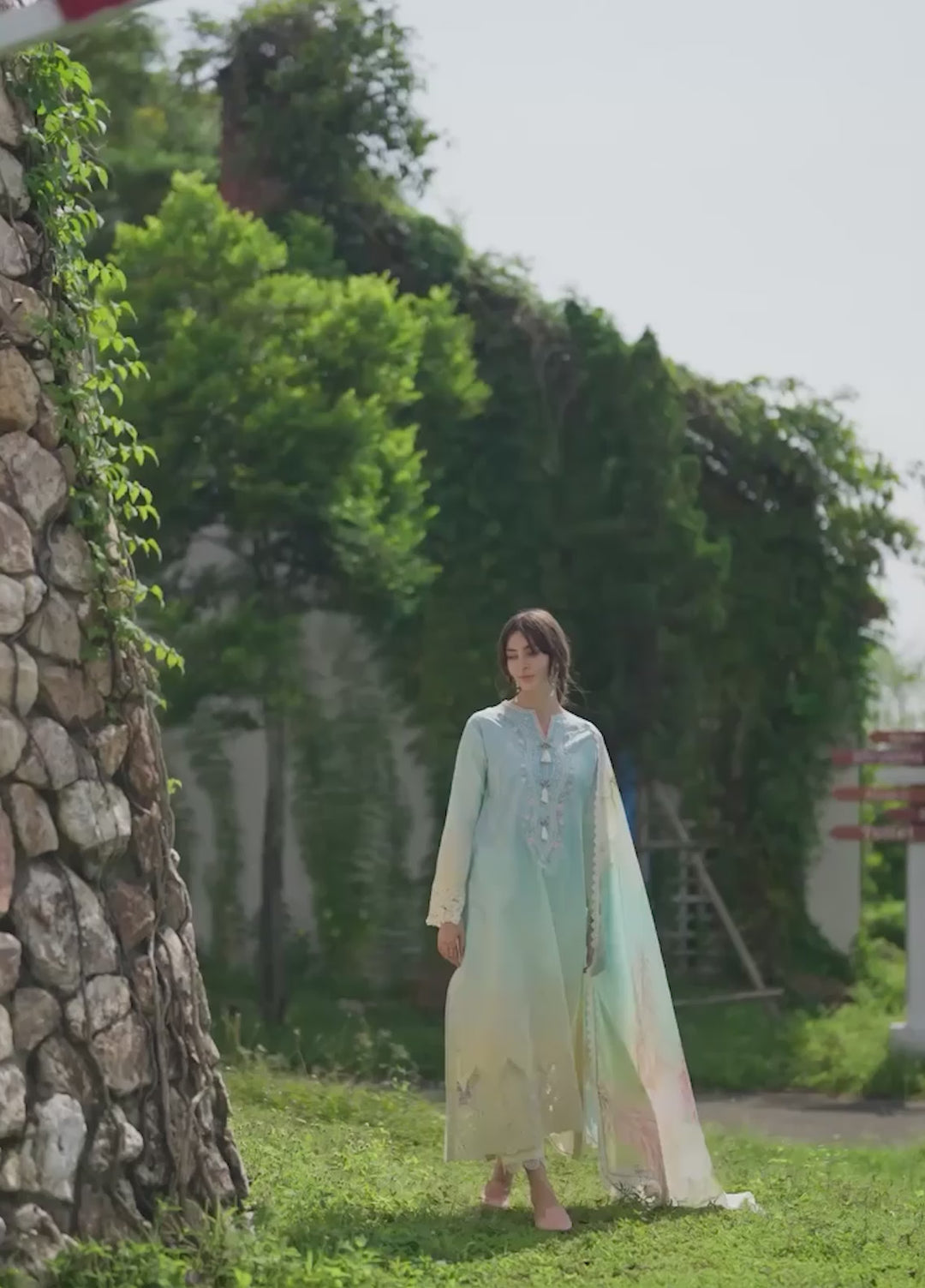 Solace by Mushq Unstitched Chikankari Lawn 3 Piece Suit MU26ULS Ethereal Pause MUNSS260202 - Festive Collection