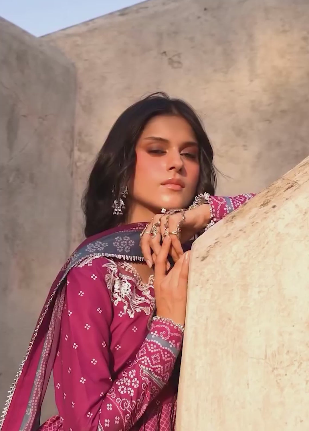 Mausam by Bin Ilyas Unstitched Printed Lawn 3 Piece Suit BI26UML 504A - Festive Collection