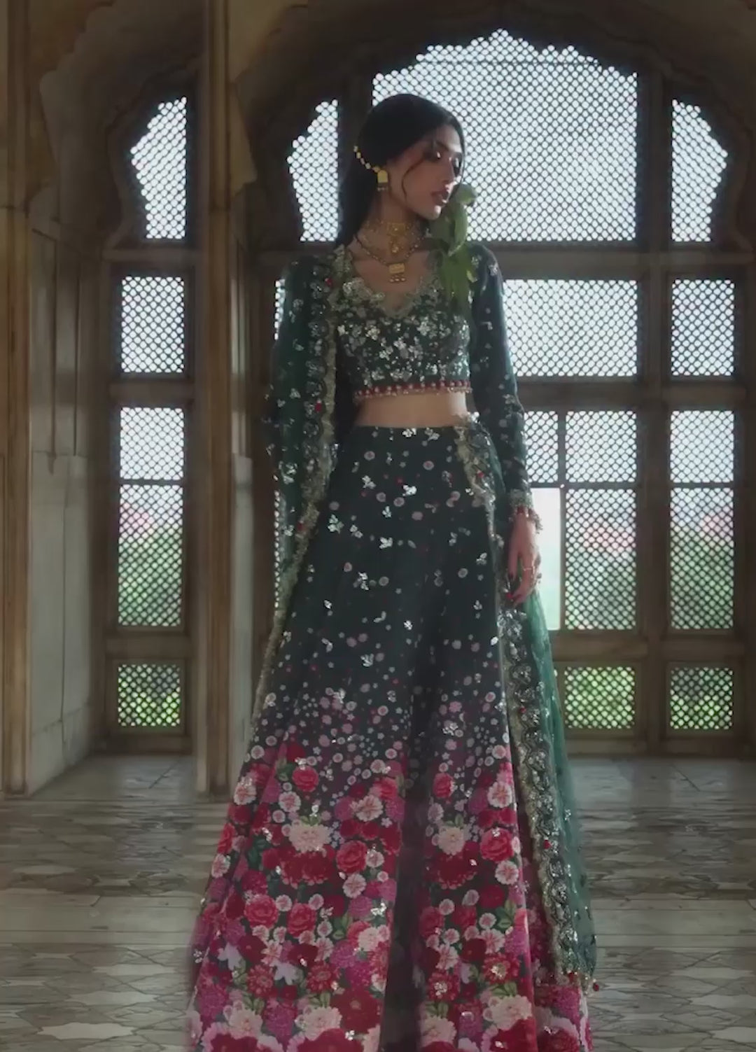 Neoma by Republic WomensWear Unstitched Embroidered Rawsilk 2 Piece Suit RW26UNW D-04 MAHBANO - Wedding Collection