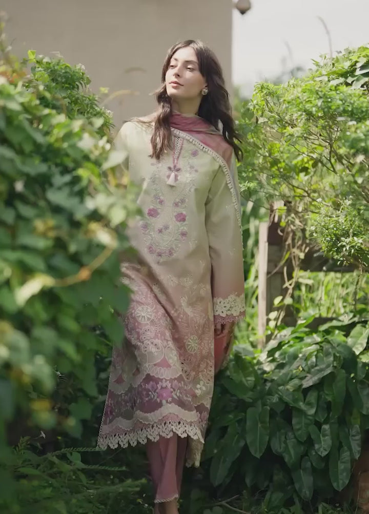 Solace by Mushq Unstitched Chikankari Lawn 3 Piece Suit MU26ULS Petal Pull MUNSS260204 - Festive Collection