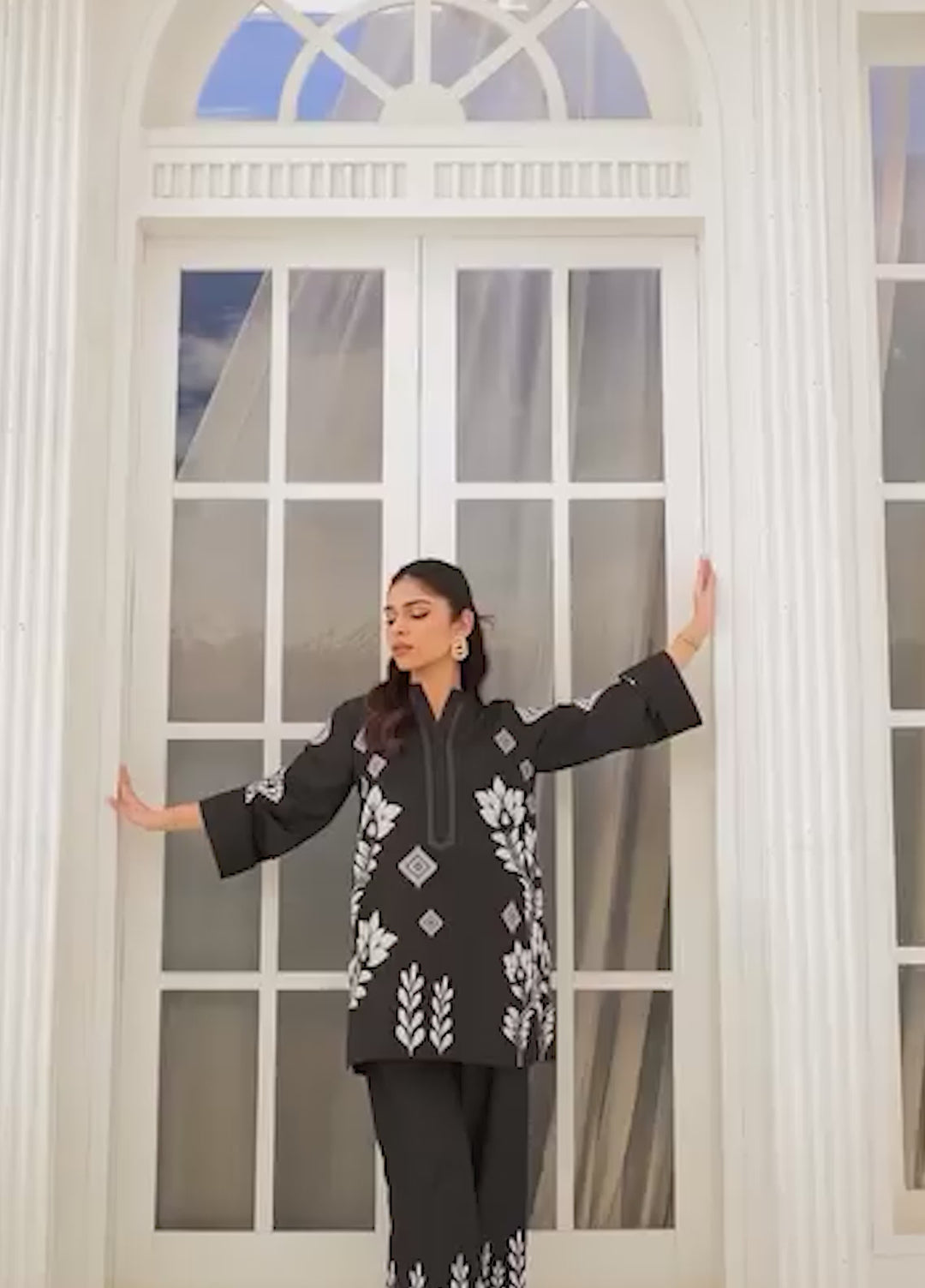 Nairah Women Pret Printed Arabic Lawn Suit NAH26PN Noir Bloom - Spring Collection