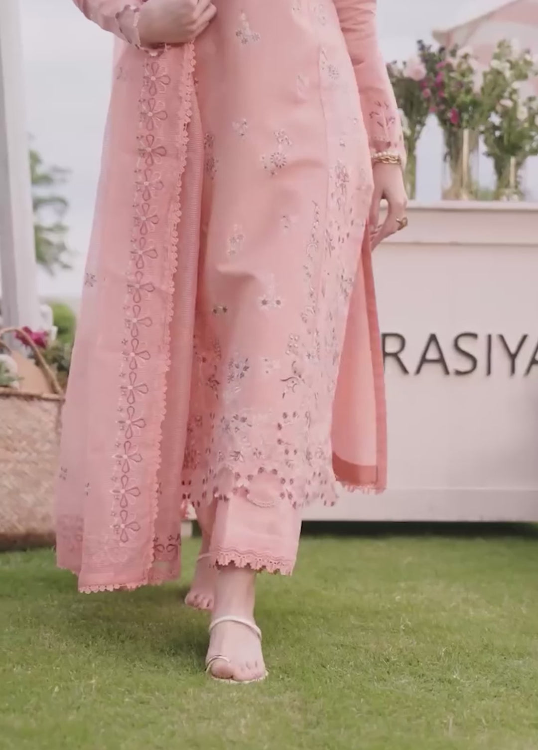 Florence by Rang Rasiya Unstitched Embroidered Lawn 3 Piece Suit RR26ULF Sahar - Festive Collection