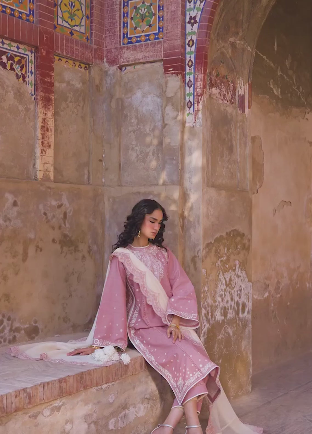 Suroor by Bin Ilyas RTW Embroidered Jacquard Lawn 3 Piece Suit BI26PSL 245B - Festive Collection