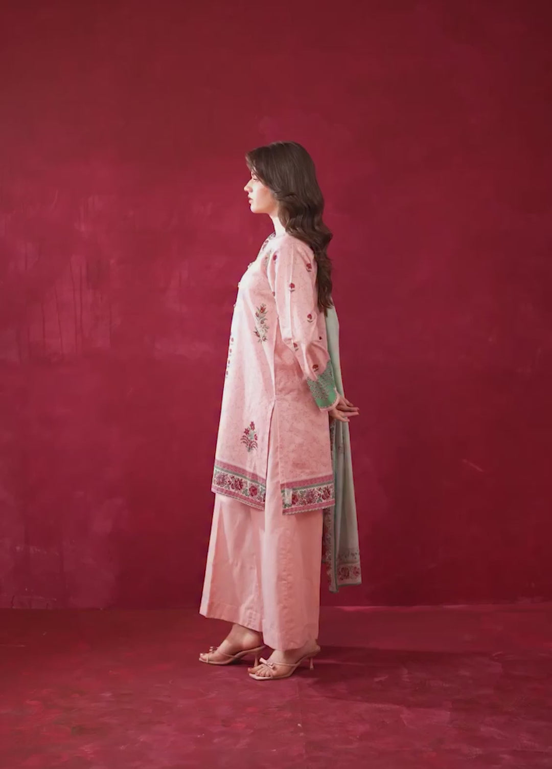 Zoe by Zeen RTW Printed Lawn 3 Piece Suit ZN26UZL WFM36608 - Casual Collection