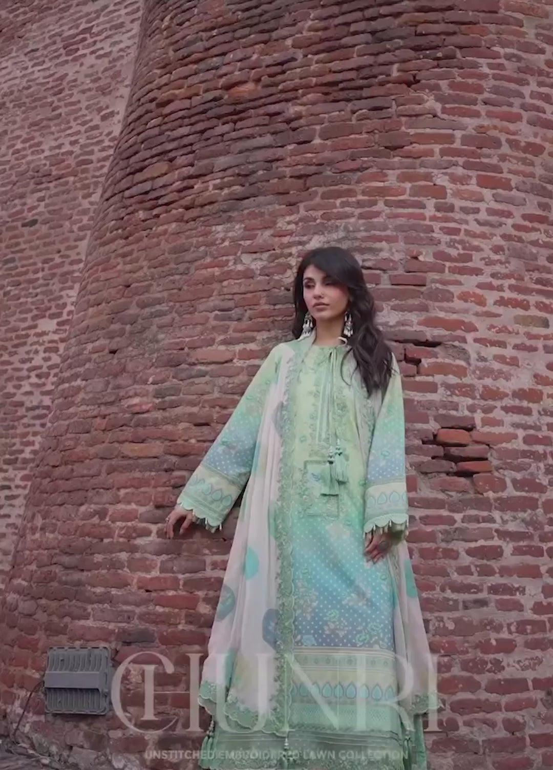 Chunri by Charizma Unstitched Embroidered Lawn 3 Piece Suit CHR26UCL CHN6-07 - Summer Collection
