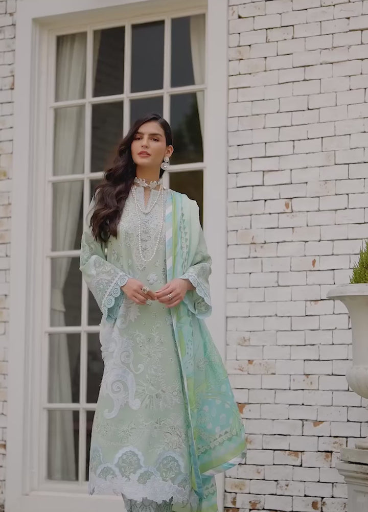 AMoi by Mushq Unstitched Embroidered Luxury Lawn 3 Piece Suit MU26AHL D-14 Love Escape - Summer Collection