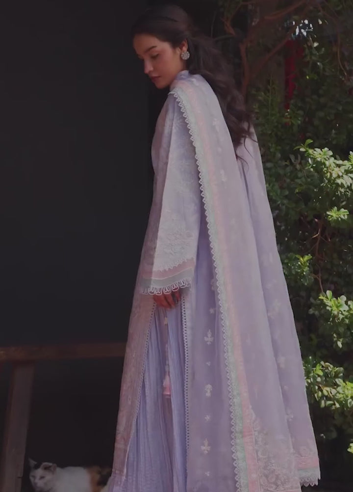 Mulaqat by Afrozeh Unstitched Embroidered Lawn 3 Piece Suit AF26UML SAYA FWU-0053 - Festive Collection