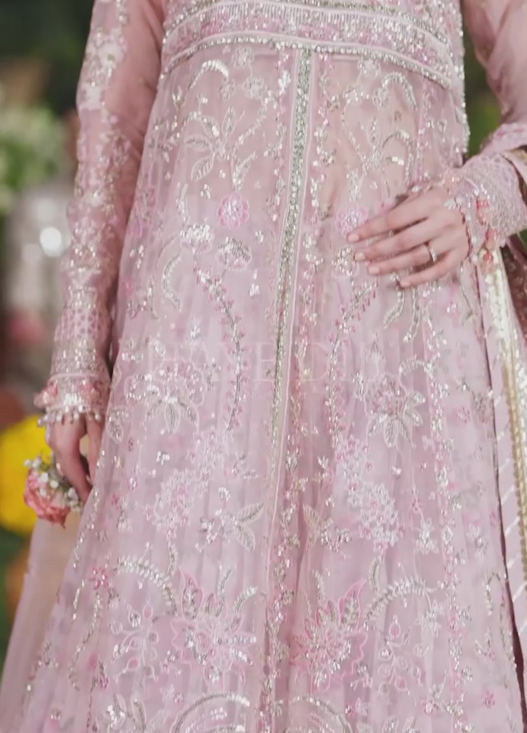 Haye Dil by Sahane Embroidered Organza Suits Unstitched 3 Piece SNE25HD CT 29001 Layers of Dream - Formals Collection