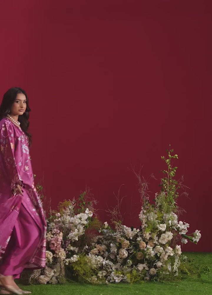 Marine by Rashid Textiles Unstitched Printed Luxury Silk 3 Piece Suit RT26USM D-3906 - Winter Collection