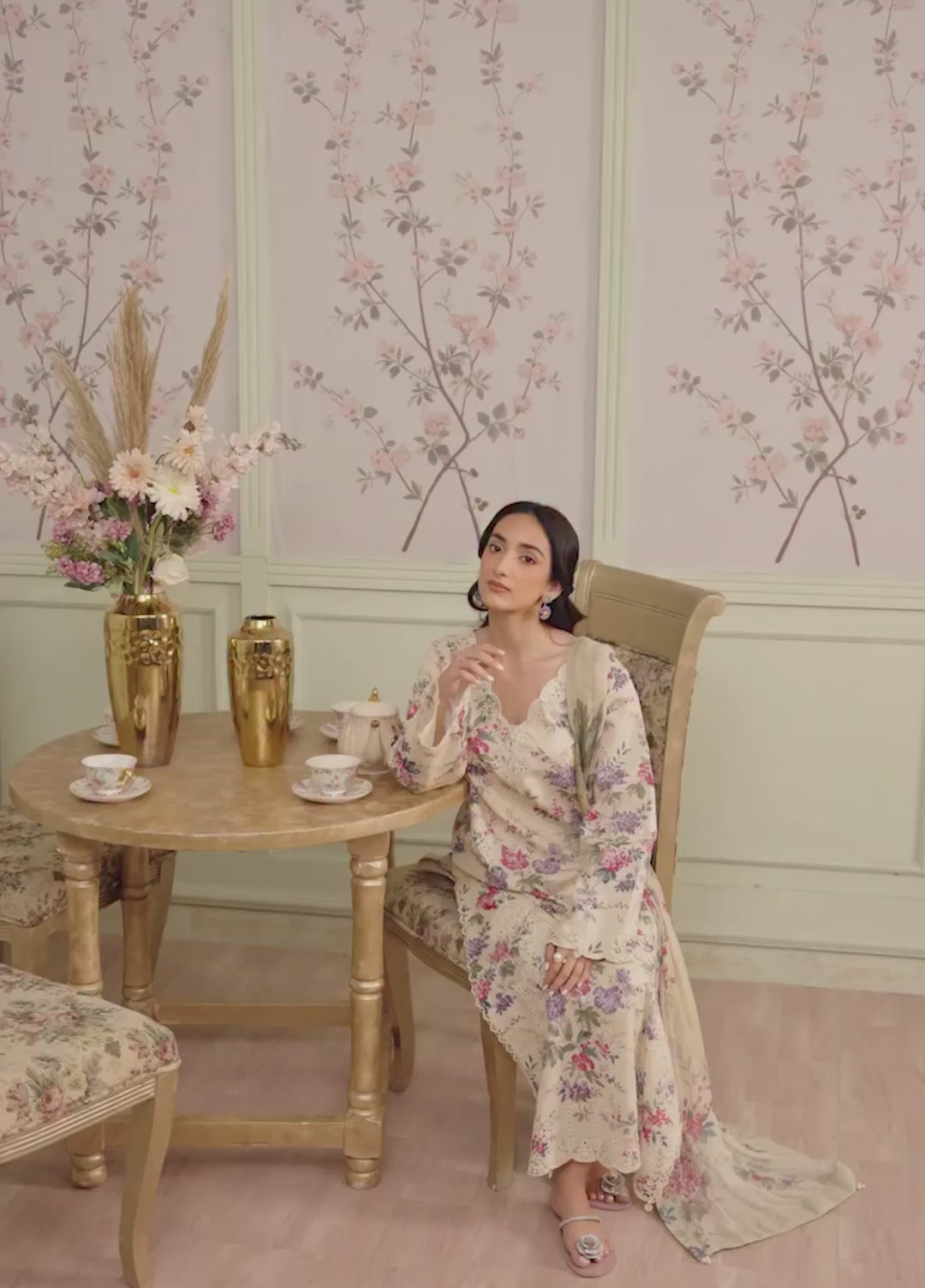 The Meetup by Yards Unstitched Embroidered Lawn 3 Piece Suit Unsaid Things Casual Collection