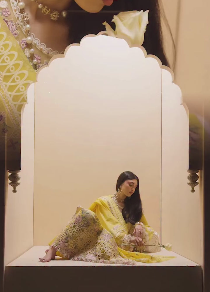 Mashriq by Bin Ilyas Unstitched Embroidered Lawn 3 Piece Suit BI26UML D111A - Festive Collection
