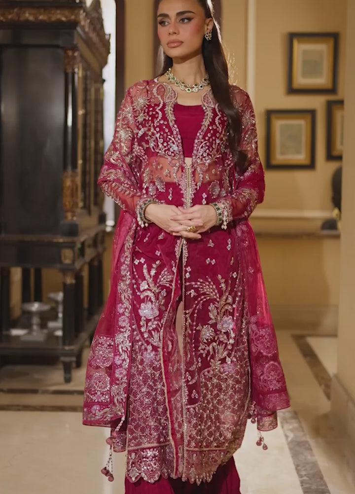 Darling by Mushq Unstitched Embroidered Organza 4 Piece Suits MU25DW Bebo - Wedding Collection