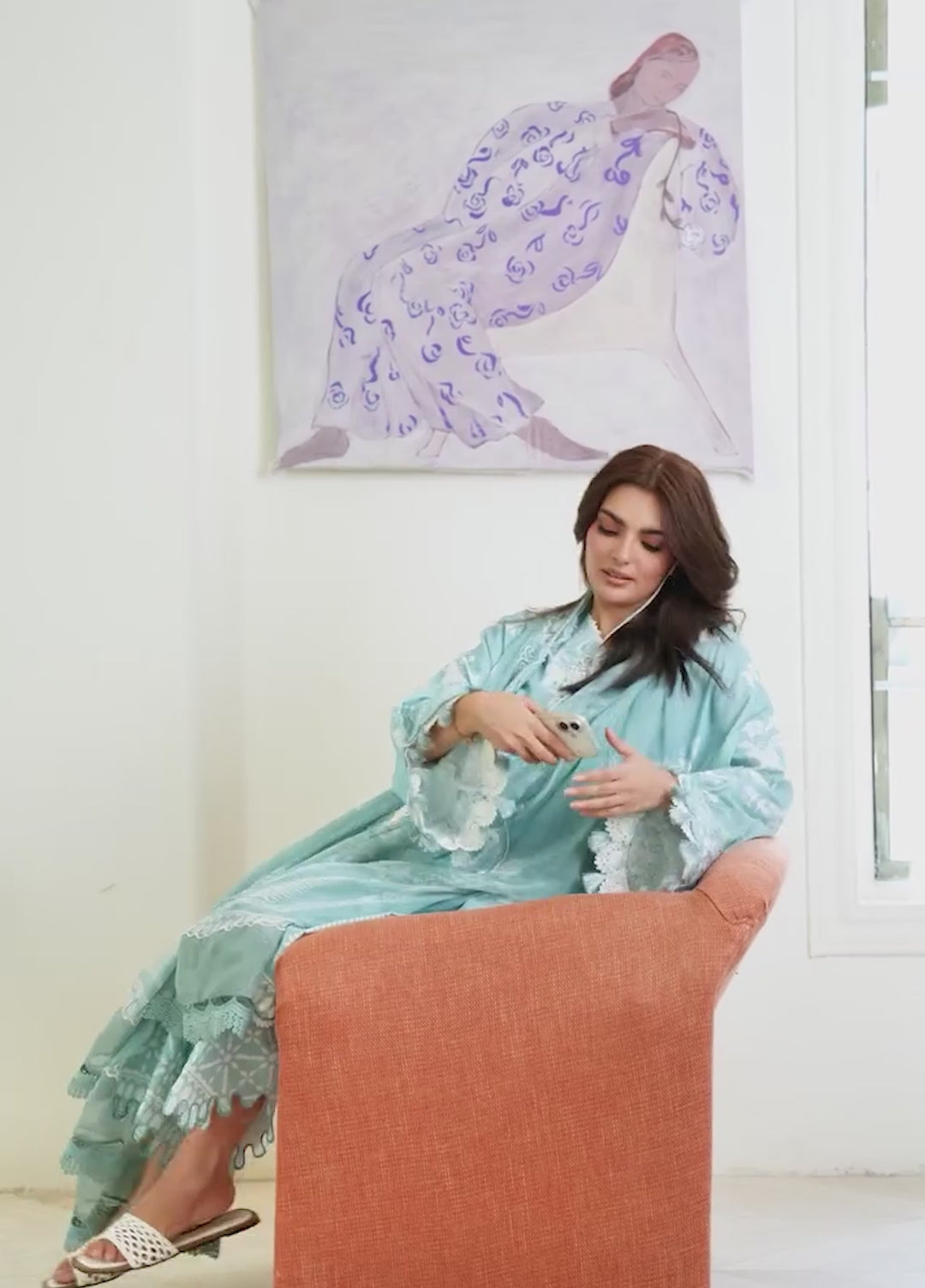 Petals in Print by Roheenaz Unstitched Printed Lawn 3 Piece Suit RN26UPP Azure Botanica RUNSS260905 - Summer Collection