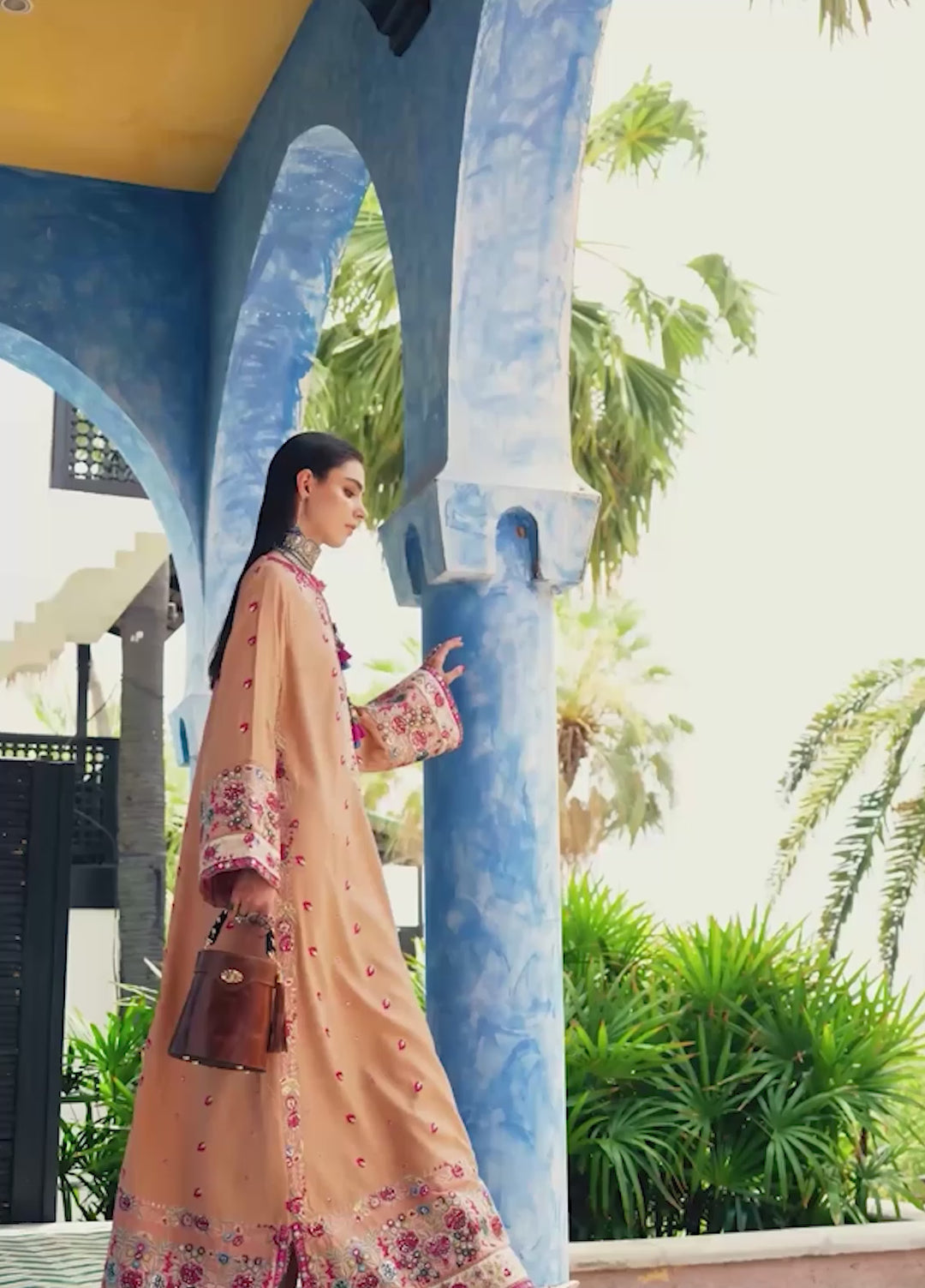 Nuvera Hemline by Mushq Unstitched Embroidered Raw Silk 3 Piece Suit MU26UNH Belladona Royale MUNES260209 - Festive Collection