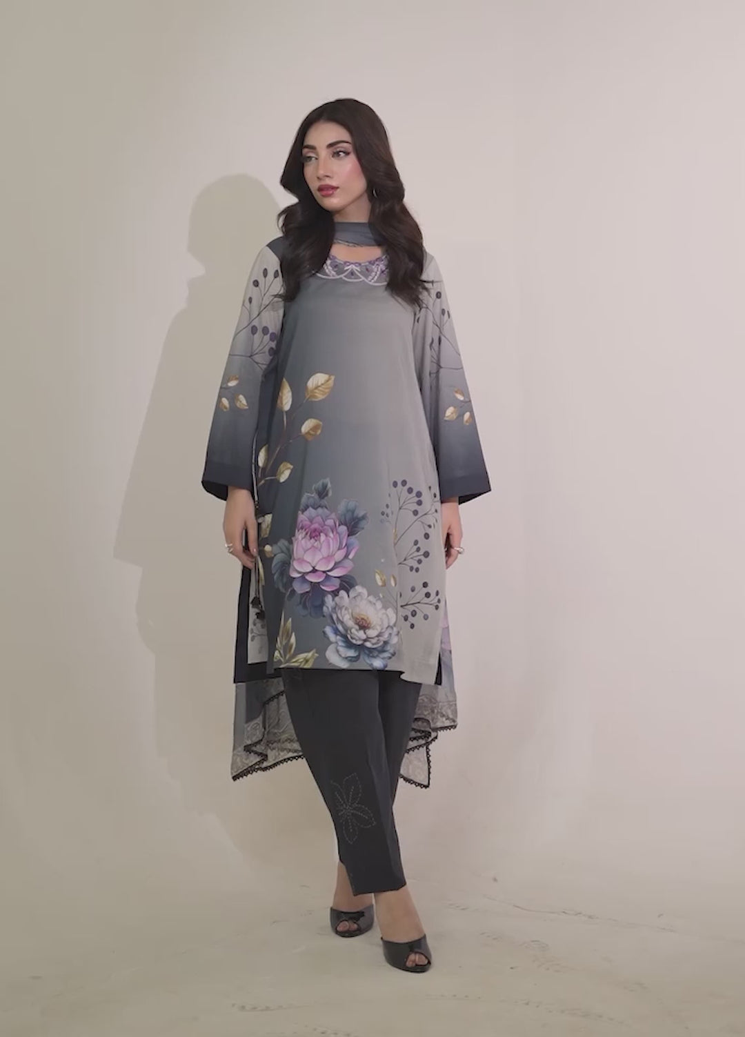 Zara e Jahan by Huma Gul RTW Printed Lawn 3 Piece Suit HG-905 Eid Collection
