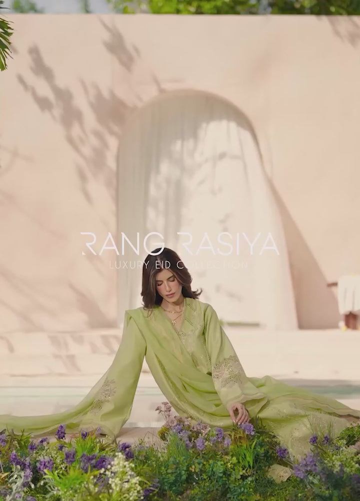 Rang Rasiya Unstitched Embroidered Luxury Lawn 3 Piece Suit RR26ULE NADINE - Eid Collection