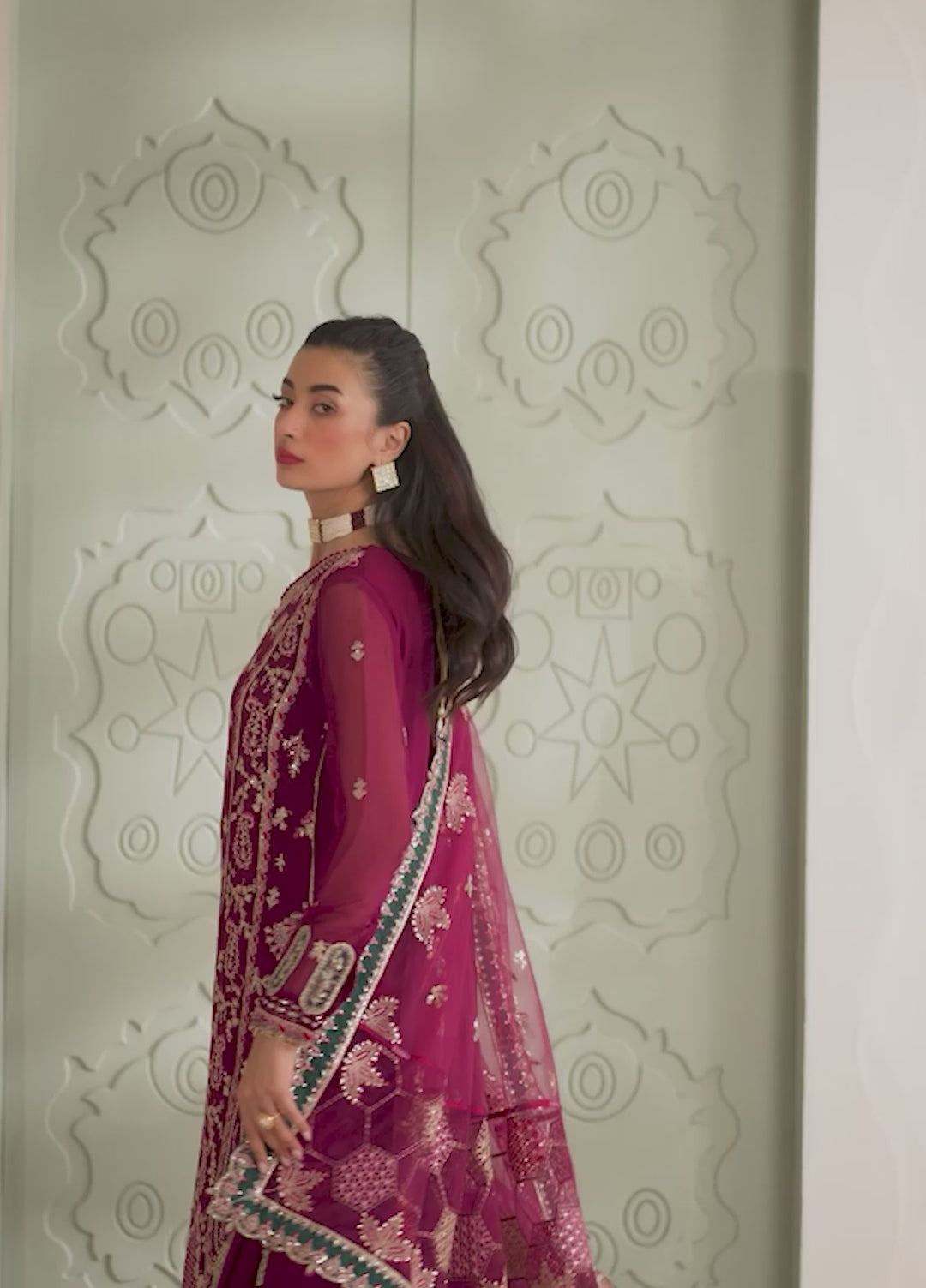Xenia Formal Unstitched Luxury Chiffon Suits 3 Piece XE25FL Zeyara - Formals Collection