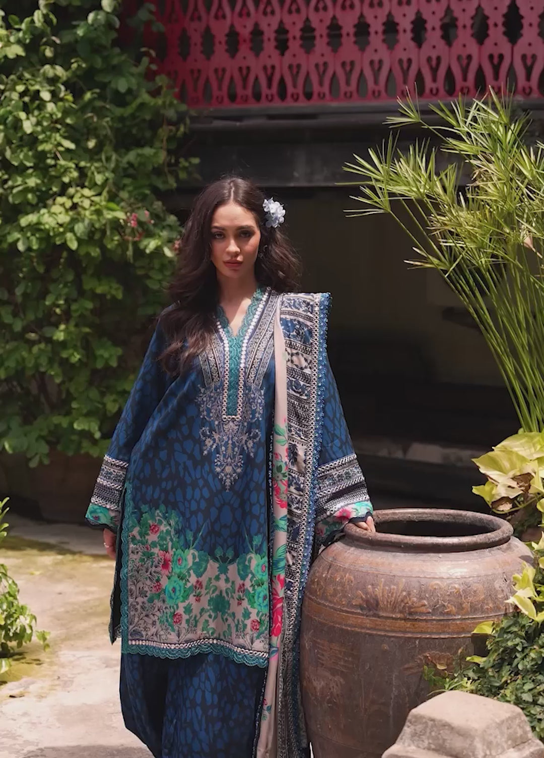 Aniiq by Charizma Unstitched Embroidered Linen 3 Piece Suit CHR26ULA ANW7-09 - Casual Collection