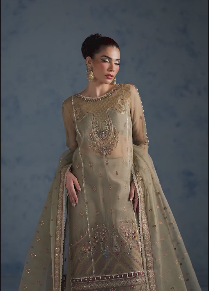 Amoris by Imran Ramzan Embroidered Organza 3 Piece Suit Sogno d'Oriente - Wedding Collection